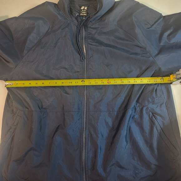 Russell Athletic Men’s 2XL Windbreaker Jacket — Lightweight Athletic Outerwear - Picture 3 of 5